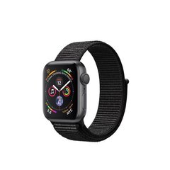 Смарт-годинник Apple Watch Series 4 GPS 40mm Gray Alum. w. Black Sport l. Gray Alum. (MU672) фото