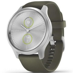 Смарт-часы Garmin vivomove Style Silver-Moss Green Silicone (010-02240-21) фото