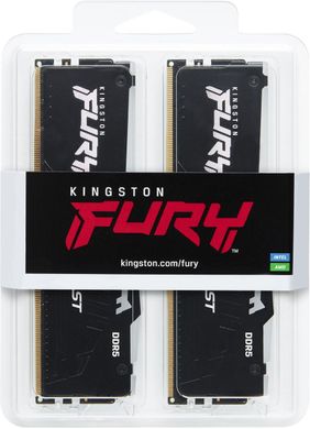 Оперативна пам'ять Kingston FURY 32 GB (2x16GB) DDR5 5600 MHz FURY Beast RGB (KF556C36BBEAK2-32) фото