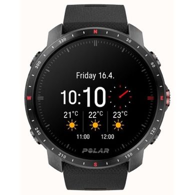 Смарт-часы Polar Grit X Pro Black DLC M/L (90085773) фото