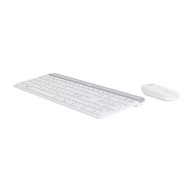 Комплект (клавіатура+миша) Logitech MK470 Wireless Slim UA Off-White (920-009205) фото