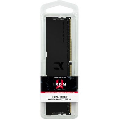 Оперативная память GOODRAM 32 GB (2x16GB) DDR4 3600 MHz IRDM Pro Deep Black (IRP-K3600D4V64L18S/32GDC) фото