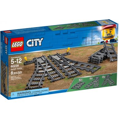 Конструктор LEGO LEGO City Стрелочный перевод (60238) фото