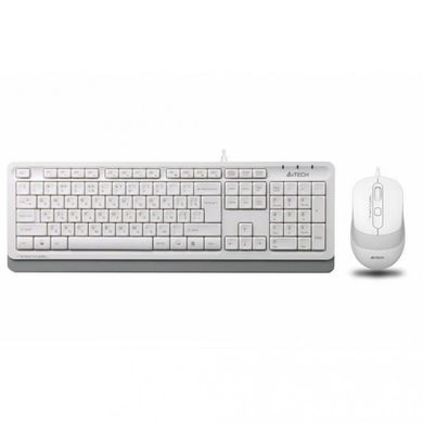 Комплект (клавіатура+миша) A4Tech Fstyler F1010 White фото