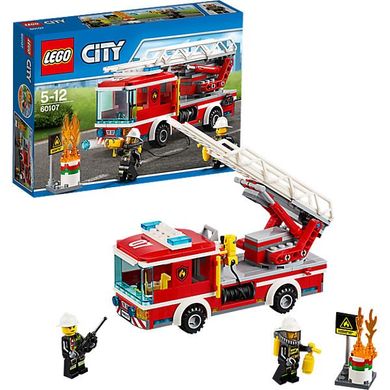 Конструктор LEGO LEGO City Fire Пожарная машина с лестницей (60107) фото