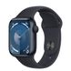 Apple Watch Series 9 GPS 41mm Midnight Aluminum Case w. Midnight Sport Band - M/L (MR8X3)