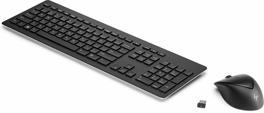 Комплект (клавіатура+миша) HP 960MK WL Black (3M165AA) фото