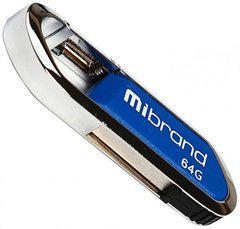 Flash пам'ять Mibrand 64GB Aligator USB 2.0 Blue (MI2.0/AL64U7U) фото