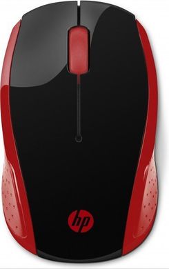Мышь компьютерная HP Wireless Mouse 200 Red (2HU82AA) фото