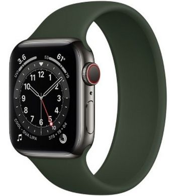Смарт-годинник Apple Watch Series 6 GPS + Cellular 44mm Gold Stainless Steel Case w. Cyprus Green Sport B. (M07N3/M09F3) фото