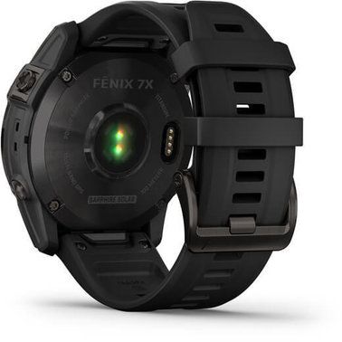 Смарт-часы Garmin Fenix 7X Sapphire Solar Carbon Gray DLC Titanium with Black Band (010-02541-10/11) фото