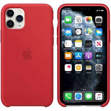 Apple iPhone 11 Pro Silicone Case - (Product) Red MWYH2 фото
