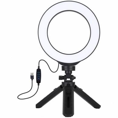 Оборудование для фотостудий Puluz Ring USB LED lamp 6.2" + table tripod (PKT3059B) фото