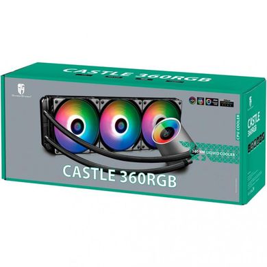 Водяне охолодження Deepcool CASTLE 360 RGB (DP-GS-H12L-CSL360RGB) фото