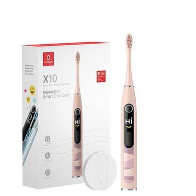 Электрические зубные щетки Oclean Smart Electric Toothbrush X10 Pink фото