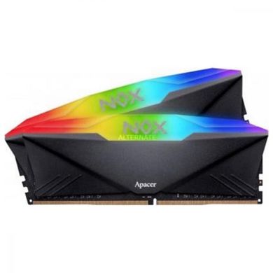 Оперативная память Apacer 16 GB DDR4 3200 MHz NOX RGB (AH4U16G32C28YNBAA-2) фото