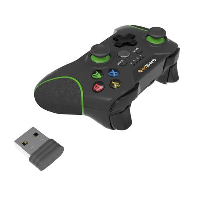 Ігровий маніпулятор GamePro MG650B PS3/Android Wireless Black/Green (MG650B) фото