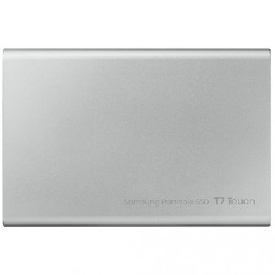 SSD накопичувач Samsung T7 Touch 500 GB Silver (MU-PC500S/WW) фото