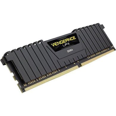 Оперативна пам'ять Corsair 16 GB DDR4 2666 MHz Vengeance LPX Black (CMK16GX4M1A2666C16) фото