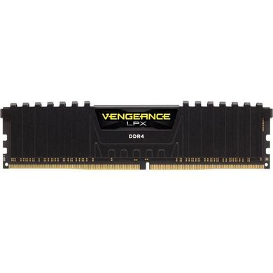 Оперативна пам'ять Corsair 16 GB DDR4 2666 MHz Vengeance LPX Black (CMK16GX4M1A2666C16) фото