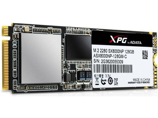 SSD накопичувач ADATA XPG SX8000 256 GB (ASX8000NP-256GM-C) фото