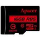 Apacer 16 GB microSDHC Class 10 UHS-I R85 + SD adapter AP16GMCSH10U5-R детальні фото товару