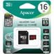 Apacer 16 GB microSDHC Class 10 UHS-I R85 + SD adapter AP16GMCSH10U5-R детальні фото товару