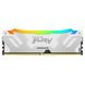 Kingston FURY 32 GB DDR5 6000 MHz Renegade RGB White/Silver (KF560C32RWA-32) подробные фото товара