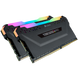 Corsair 32 GB Оперативная память DIMM KIT(2x16Gb) DDR4 PC2666 Vengeance RGB Pro Black (CMW32GX4M2A2666C16) детальні фото товару