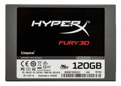 SSD накопичувач HyperX Fury 3D 120 GB (KC-S44120-6F) фото
