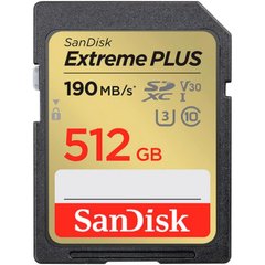 Карта памяти SanDisk SDXC UHS-I U3 512GB SDSDXWV-512G-GNCIN фото