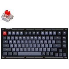 Клавиатура Keychron V1 84 Key QMK Gateron G PRO Red Hot-Swap RGB Frosted Black (V1A1_KEYCHRON) фото