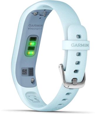 Смарт-годинник Garmin Vivosmart 4 Azure Blue with Silver Hardware Small/Medium (010-01995-24/14) фото
