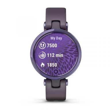 Смарт-годинник Garmin Lily Midnight Orchid Bezel with Deep Orchid Case and Silicone Band (010-02384-12) фото