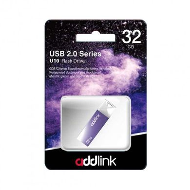 Flash пам'ять addlink 32 GB USB Flash Drive U10 Ultra Violet (AD32GBU10V2) фото