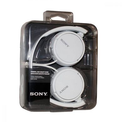 Наушники Sony MDR-ZX110AP White фото