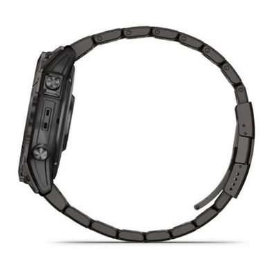 Смарт-часы Garmin Fenix 7X Pro Sapphire Solar Carbon G. DLC Tit. with Vented Tit. Bracelet (010-02778-30) фото