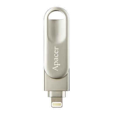 Flash память Apacer 32 GB AH790 Lightning Dual USB 3.1 Silver (AP32GAH790S-1) фото
