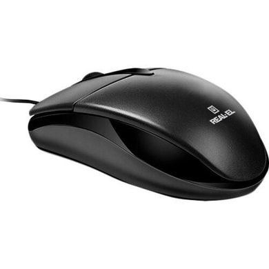 Мышь компьютерная REAL-EL RM-211 Black (EL123200001) фото