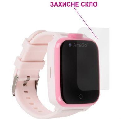 Смарт-часы AmiGo GO006 GPS 4G WIFI VIDEOCALL Pink фото