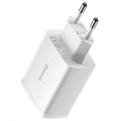 Зарядное устройство Baseus Compact Charger 3U 17W White (CCXJ020102) фото