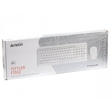 Комплект (клавіатура+миша) A4Tech Fstyler F1512 USB Black фото