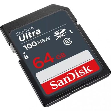 Карта памяти SanDisk 64 GB SDXC UHS-I Ultra SDSDUNR-064G-GN3IN фото