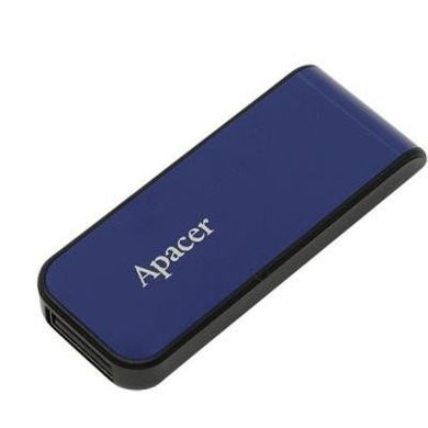 Flash пам'ять Apacer 16 GB AH334 Blue USB 2.0 (AP16GAH334U-1) фото