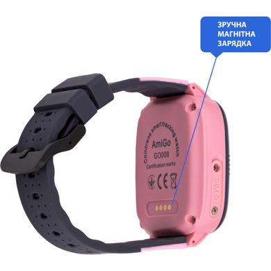 Смарт-часы AmiGo GO008 MILKY Pink фото