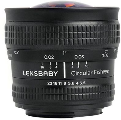 Об'єктив Lensbaby 5.8mm f/3.5 Circular Fisheye Lens (для Nikon) фото