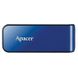 Apacer 16 GB AH334 Blue USB 2.0 (AP16GAH334U-1) подробные фото товара