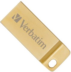 Flash память Verbatim 64 GB Metal Executive Gold (99106) фото
