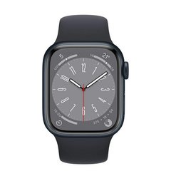 Смарт-часы Apple Watch Series 8 GPS + Cellular 45mm Midnight Aluminum Case w. Midnight S. Band S/M (MNVJ3) фото