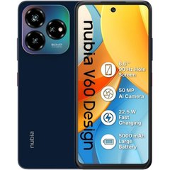 Смартфон ZTE Nubia V60 Design 6/256GB Blue фото